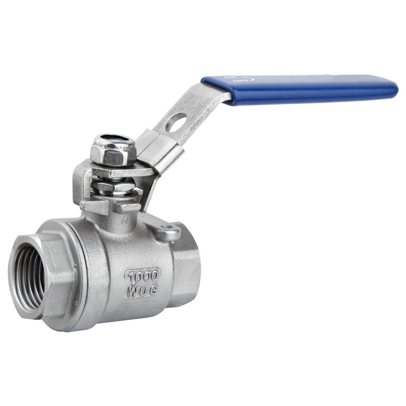 Q11f-16p roostevabast terasest kaheosaline kuulkraan Q11f-16p Stainless Steel Two-piece Ball Valve